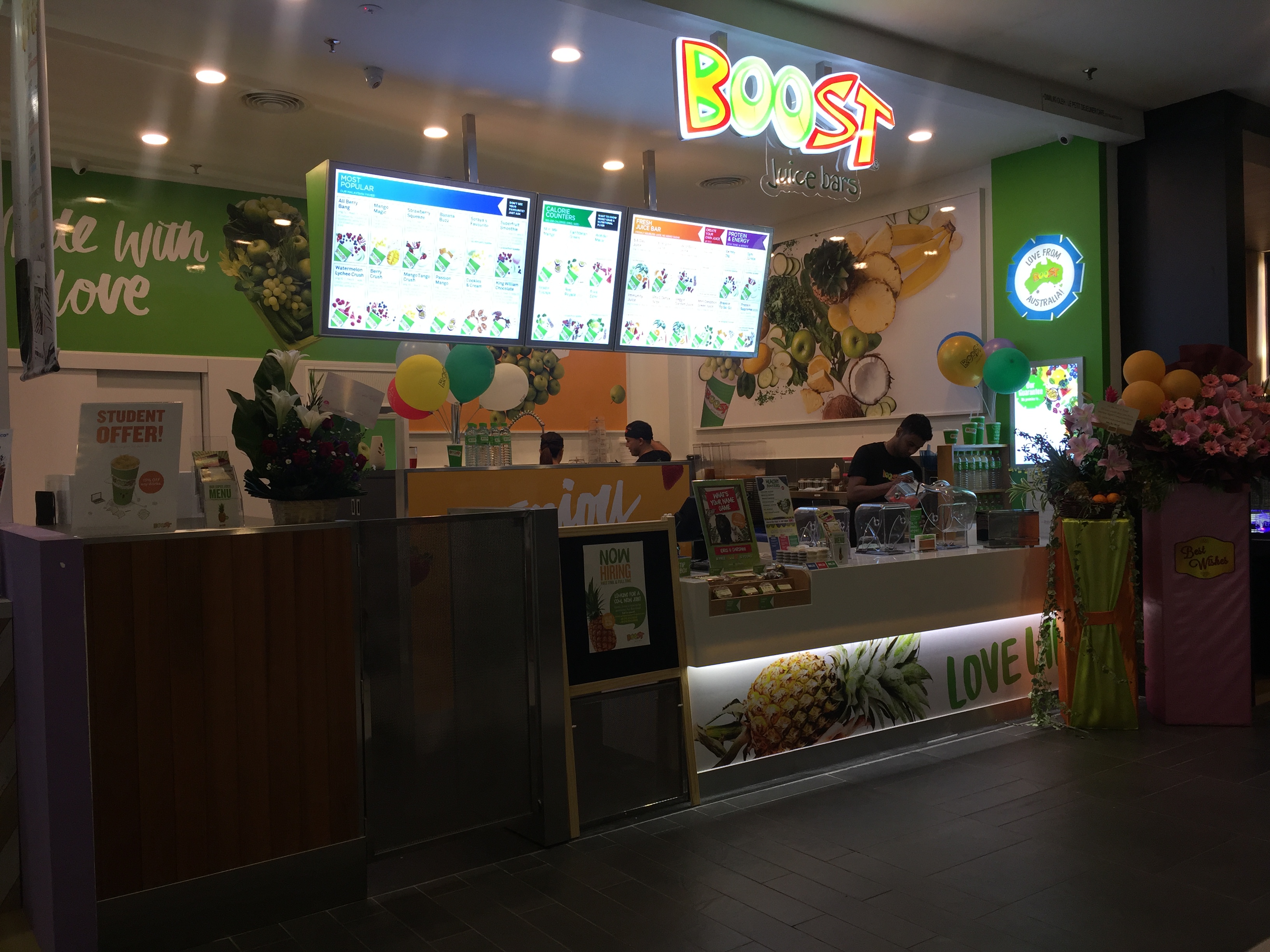 Boost Juice Bars